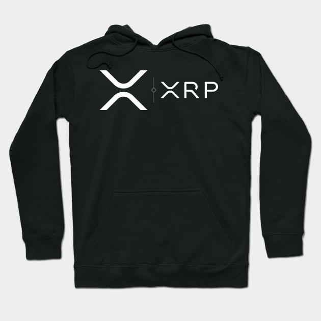 XRP Logo - minimal design Hoodie by cryptogeek